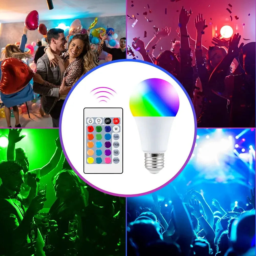 Lampadina RGB a 16 colori LED Multicolore