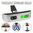 Bilancia digitale per valigie 110 lb 50 kg, portatile e maneggevole, con gancio per pesare il bagaglio e ideale per il viaggio.
