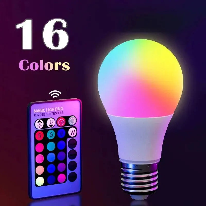 Lampadina RGB a 16 colori LED Multicolore